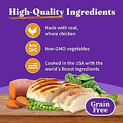 Halo Adult Grain-Free Pate Chicken Recipe Wet Cat Food, 5.5-oz can, case of 12 slide 2 of 7