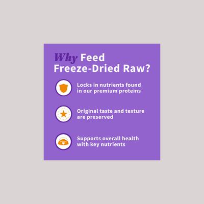 Show full view: Halo Beef Protein Recipe Freeze-Dried Raw Dog Food Topper, 3.5-oz bag slide 7 of 10