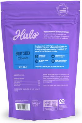 Show full view: Halo Bully Sticks Dog Treats, 6 count slide 3 of 9