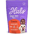 Halo Chicken Hearts Recipe Freeze-Dried Raw Dog Treats, 2-oz bag