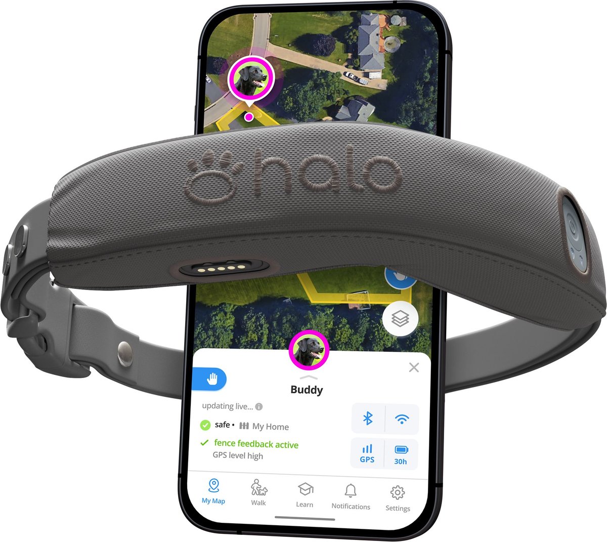 Out of Stock - HALO COLLAR 4 GPS Wireless Fence Real Time Tracking