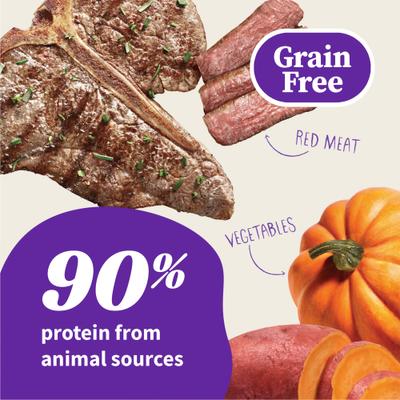 Show full view: Halo Elevate Grain-Free Red Meat Recipe Dry Dog Food, 20-lb bag slide 4 of 11