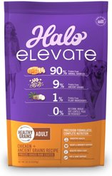 Halo Elevate Healthy Grains Chicken Recipe Dry Dog Food, 20-lb bag