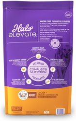 Halo Elevate Healthy Grains Chicken Recipe Dry Dog Food, 20-lb bag slide 2 of 9