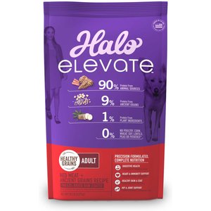 Halo Elevate Healthy Grains Red Meat Recipe Dry Dog Food, 20-lb bag