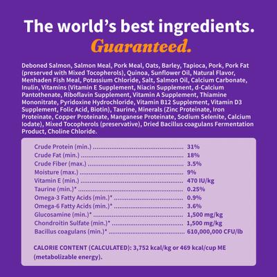 Show full view: Halo Elevate Healthy Grains Salmon Recipe Dry Dog Food, 20-lb bag slide 10 of 11