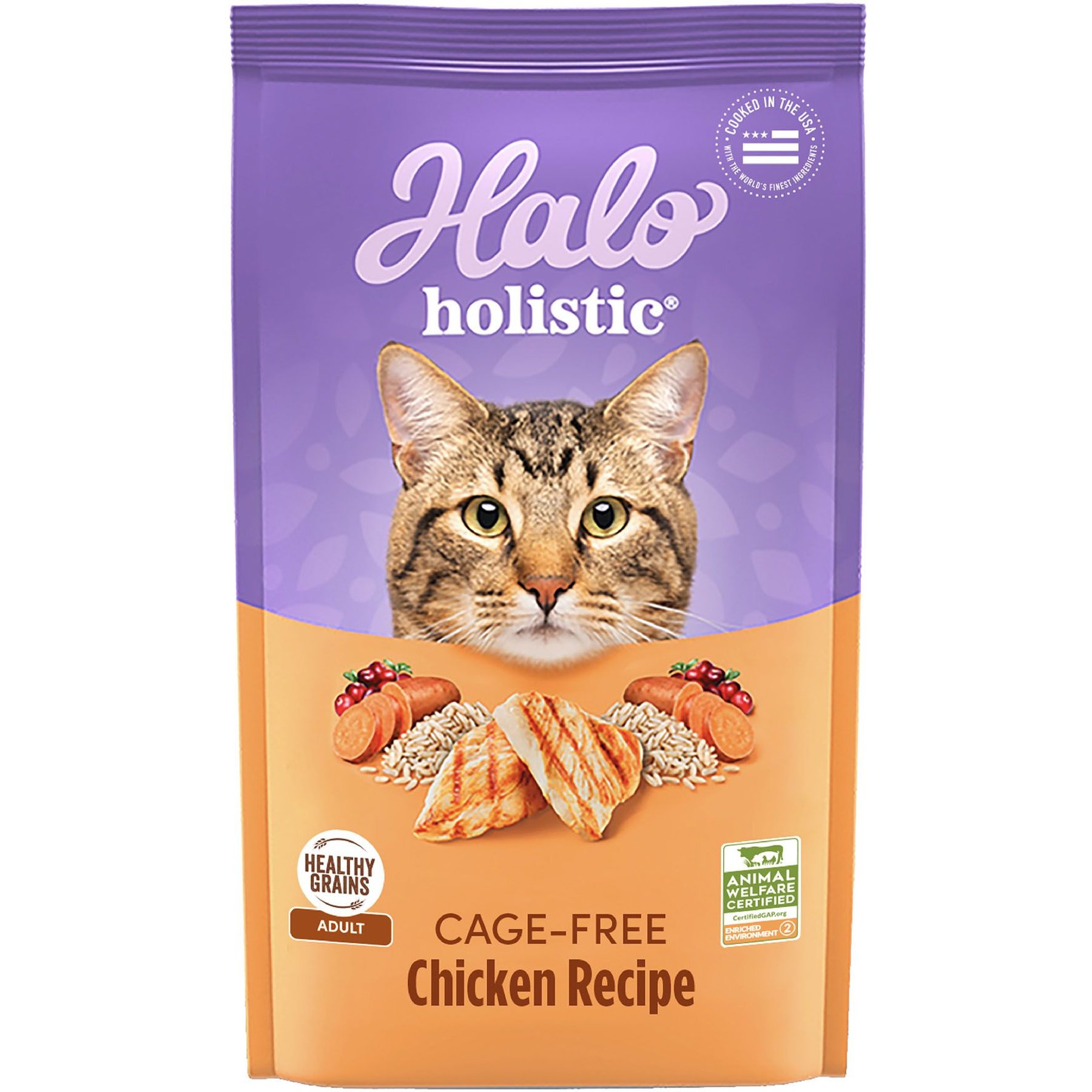 Halo Spot's Stew Wholesome Chicken Indoor Dry Cat Food, 3-lb bag