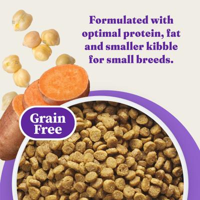 Show full view: Halo Holistic Complete Digestive Health Grain-Free Chicken & Sweet Potato Dog Food Recipe Small Breed Dry Dog Food, 10-lb bag slide 9 of 12