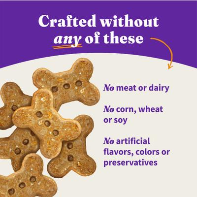 Show full view: Halo Holistic Garden of Vegan Canned Food + Healthsome Garden of Vegan Peanut n’ Pumpkin Dog Biscuit Treats slide 5 of 9