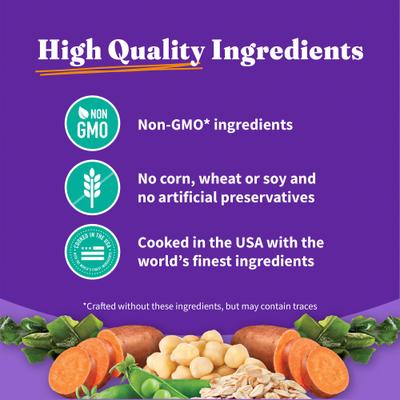 Show full view: Halo Holistic Vegan Complete Digestive Health Plant-Based Recipe with Kelp Adult Formula Dry Dog Food, 3.5-lb bag slide 7 of 10