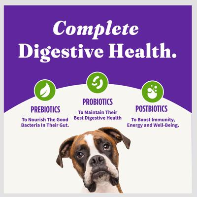 Show full view: Halo Holistic Vegan Dog Food Complete Digestive Health Plant-Based Recipe with Superfoods Adult Formula Dry Dog Food, 10-lb bag slide 8 of 10