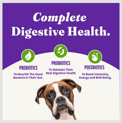 Show full view: Halo Holistic Vegan Dog Food Complete Digestive Health Plant-Based Recipe with Superfoods Adult Formula Dry Dog Food Bag, 3.5-lb bag slide 9 of 11