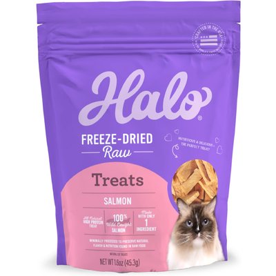 Halo Halo Liv-a-Littles 100% Salmon Freeze-Dried Dog & Cat Treats, 1.6-oz
