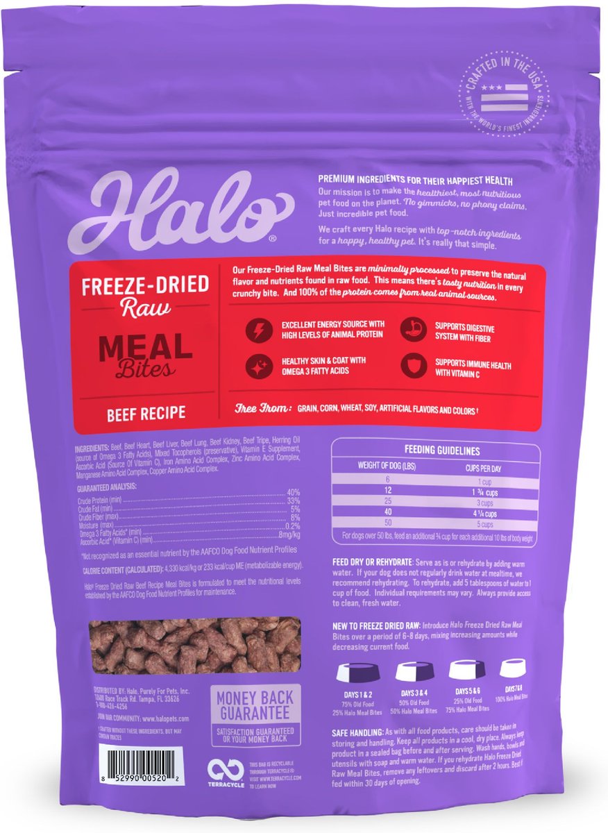 Halo Holistic Beef & Beef Liver Recipe Dry Dog Food
