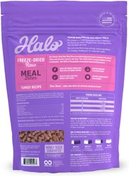Halo Meal Bites Turkey Recipe Raw Freeze-Dried Dog Food, 14-oz bag slide 2 of 5