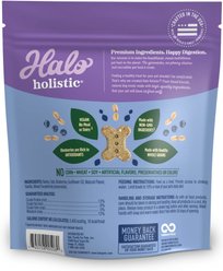 Halo Plant Based Dog Treats with Oats & Blueberries Vegan Dog Treats, 8-oz bag slide 2 of 6
