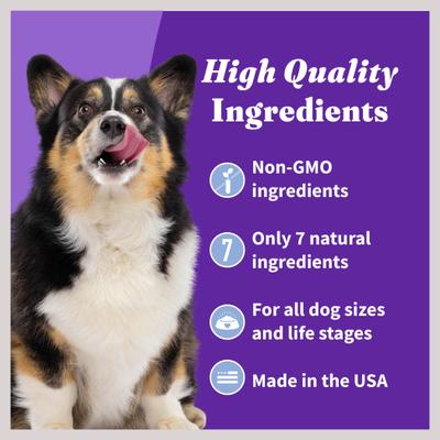 Show full view: Halo Plant Based Dog Treats with Oats & Blueberries Vegan Dog Treats, 8-oz bag slide 5 of 9
