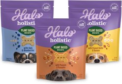 Halo Plant-Based Variety Pack Dog Treats, 3 count