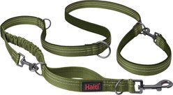 Halti Anatomy Multi Lead Polyester Bungee Reflective Dog Leash, Green, Small: 6.6-ft long, 1/2-in wide