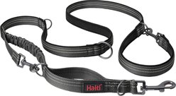 Halti Anatomy Multi Lead Polyester Bungee Reflective Dog Leash, Grey, Large: 6.6-ft long, 1-in wide