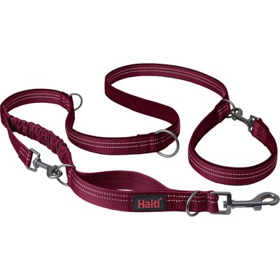 Halti Halti Anatomy Multi Lead Polyester Bungee Reflective Dog Leash, Magenta, Small: 6.6-ft long, 1/2-in wide