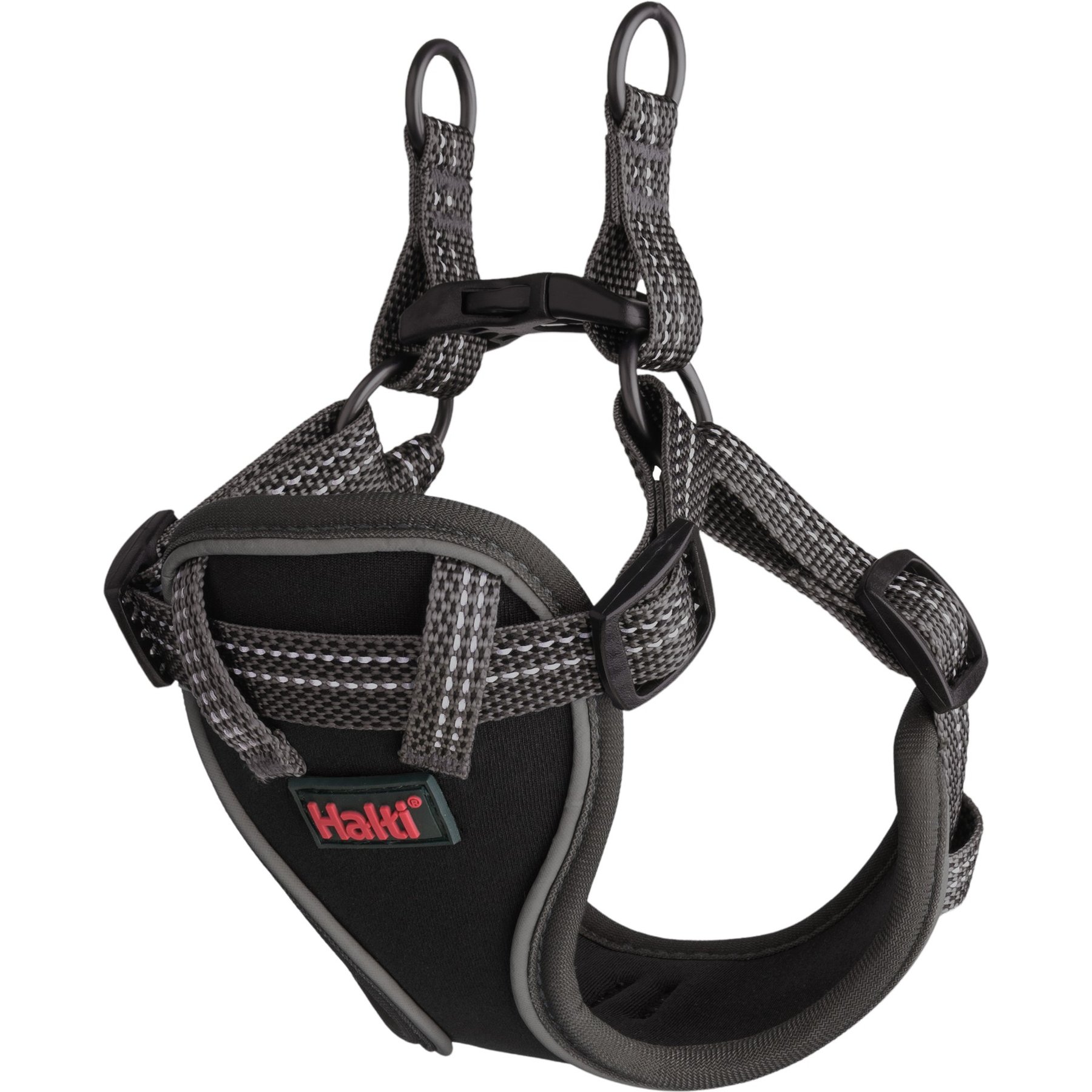 Halti Anatomy Puppy Reflective Step In Dog Harness, Grey, X-Small: 11 to 17.25-in chest