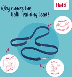 Halti Lead Adjustable Training Dog Leash, Cobalt Blue, Large slide 2 of 6