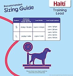 Halti Lead Adjustable Training Dog Leash, Cobalt Blue, Large slide 2 of 4
