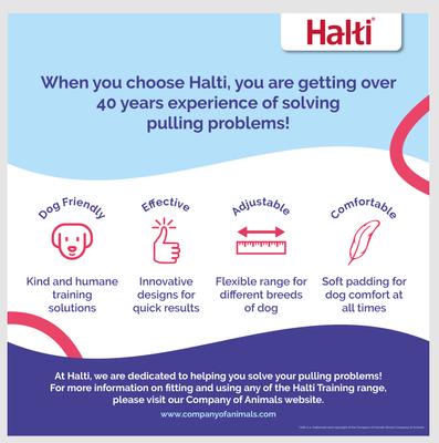 Show full view: Halti Nylon No Pull Dog Harness, Large: 18.9 to 25.98-in chest slide 7 of 9