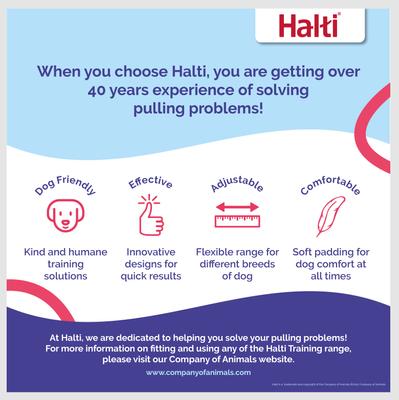 Show full view: Halti Nylon Padded No Pull Dog Headcollar, Size 1: 12 to 15.5-in neck slide 6 of 13