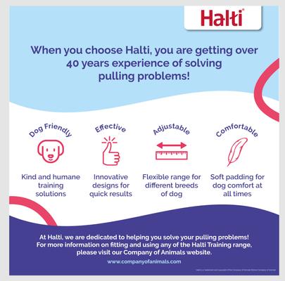 Show full view: Halti Nylon Padded No Pull Dog Headcollar, Size 3: 15.5 to 21-in neck slide 6 of 13