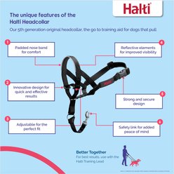 Halti Nylon Padded No Pull Dog Headcollar, Size 4: 18 to 24.5-in neck slide 2 of 9