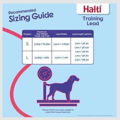 Show full view: Halti Nylon Training Dog Lead, Black, Small: 6.56-ft long, 0.59-in wide slide 3 of 12