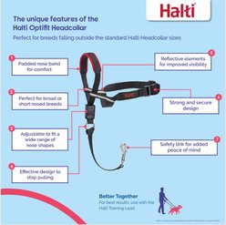 Halti OptiFit Nylon Padded No Pull Dog Headcollar, Small: 9.5 to 15.5-in neck slide 2 of 6