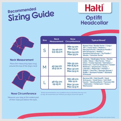 Show full view: Halti OptiFit Nylon Padded No Pull Dog Headcollar, Small: 9.5 to 15.5-in neck slide 4 of 11