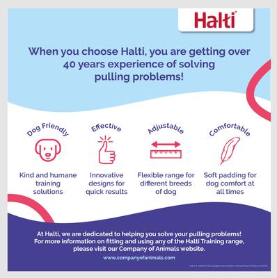 Show full view: Halti OptiFit Nylon Padded No Pull Dog Headcollar, Small: 9.5 to 15.5-in neck slide 7 of 11