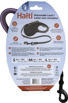 Show full view: Halti Retractable Lead Dog Leash, Black, Large slide 3 of 8