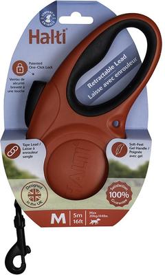 Show full view: Halti Retractable Lead Dog Leash, Red, Medium slide 2 of 8