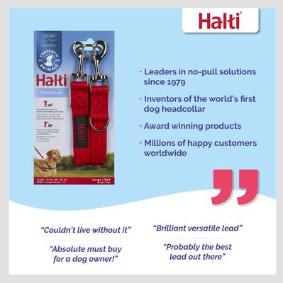 Show full view: Halti Training Lead Dog Leash, Red, Large slide 4 of 7