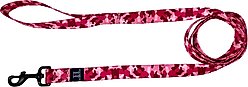Hamilton Go Boldy Camouflage Adjustable Polyester Standard Dog Leash, Pink, Medium/Large: 6-ft long, 1-in wide