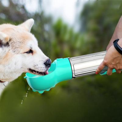 Show full view: HANAMYA 3-in-1 Travel Bowl, Food Box & Poop Bag Storage Dog Travel Set, Turquoise Blue, 17-oz, 1 count slide 3 of 10