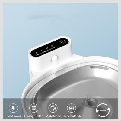 Show full view: HANAMYA Automatic Dog & Cat Water Fountain, White slide 5 of 9