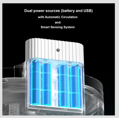 Show full view: HANAMYA Automatic Dog & Cat Water Fountain, White slide 6 of 9