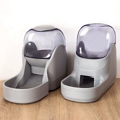HANAMYA Automatic Dog & Cat Waterer & Feeder Bundle Set