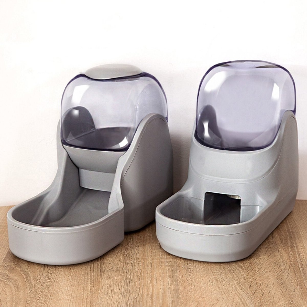 HANAMYA Automatic Dog & Cat Waterer & Feeder Bundle Set
