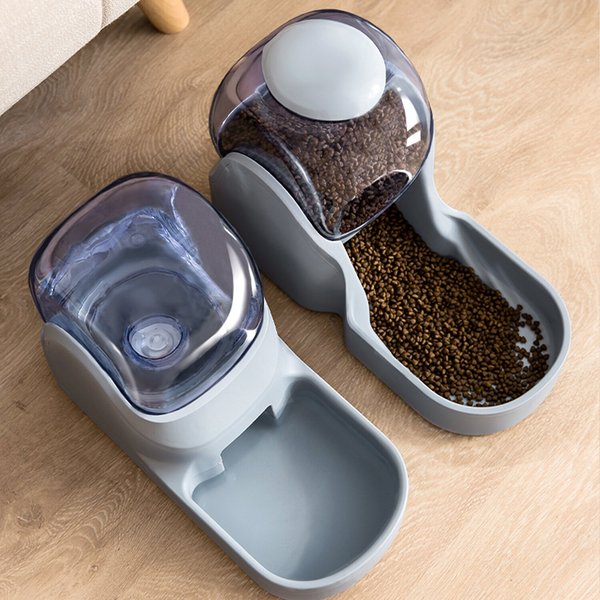 HANAMYA Automatic Dog & Cat Waterer & Feeder Bundle Set