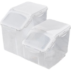 HANAMYA BPA Free Pet Food Storage Container Measuring Cup, 10-lb