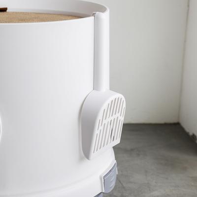 Show full view: HANAMYA Cat Litter Box with Scoop & Scratcher & Litter Mat slide 6 of 9