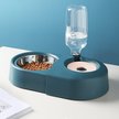 Show in main carousel: HANAMYA Dog & Cat Automatic Waterer & Stainless Steel Bowl, Blue slide 2 of 10