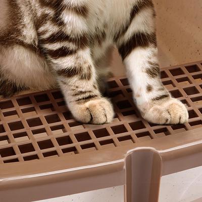 Show full view: HANAMYA Front Entry Large Cat Litter Box with Scoop slide 7 of 11